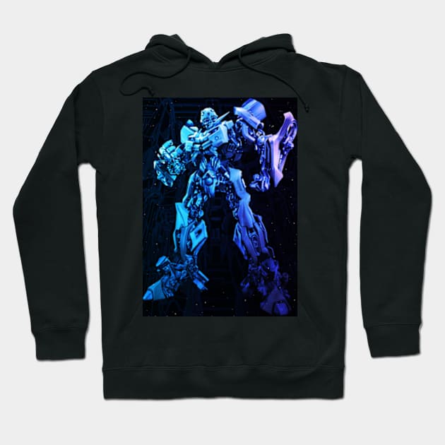 Robot Art Hoodie by Polahcrea